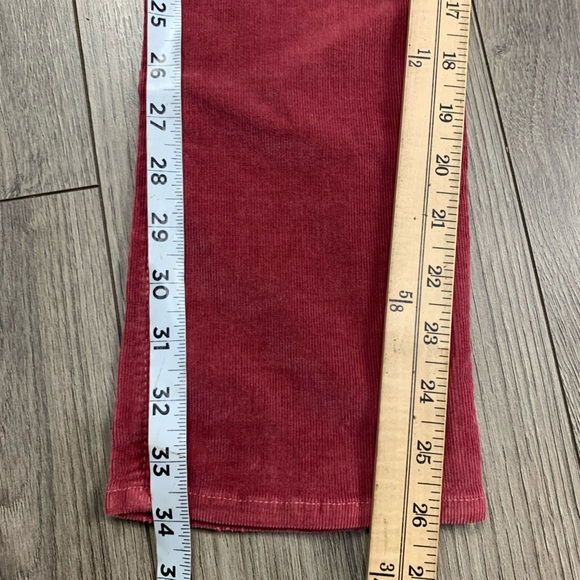 MOTHER The Rascal Cuff Corduroy in Little Bit Country Corduroy Sz 25 - Picture 7 of 11